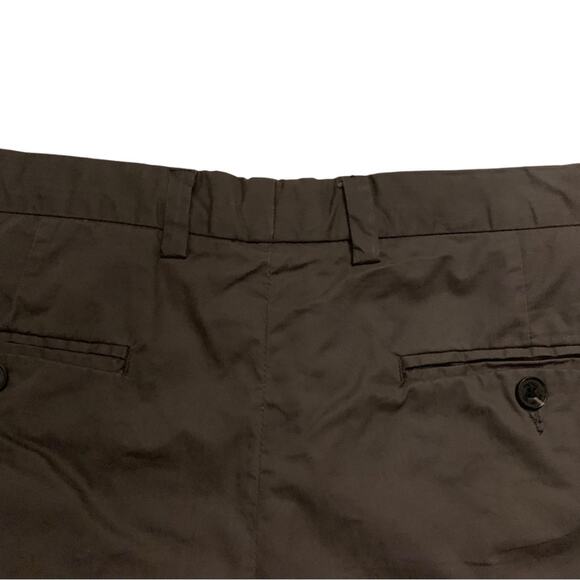 French Connection Gray Flat Front Shorts Size 36 Cotton Grey Bermuda Summer - Picture 7 of 9